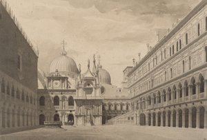 Dogen palatsin piha Venetsiassa
